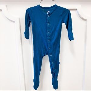 Kickee Pants button down footie